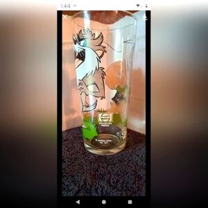 Pepsi Collector Series Glass with Cartoon Character